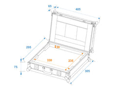 ROADINGER Étui pour ordinateur portable LC-13 maximum 325x230x30mm