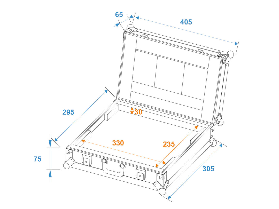 ROADINGER Étui pour ordinateur portable LC-13 maximum 325x230x30mm