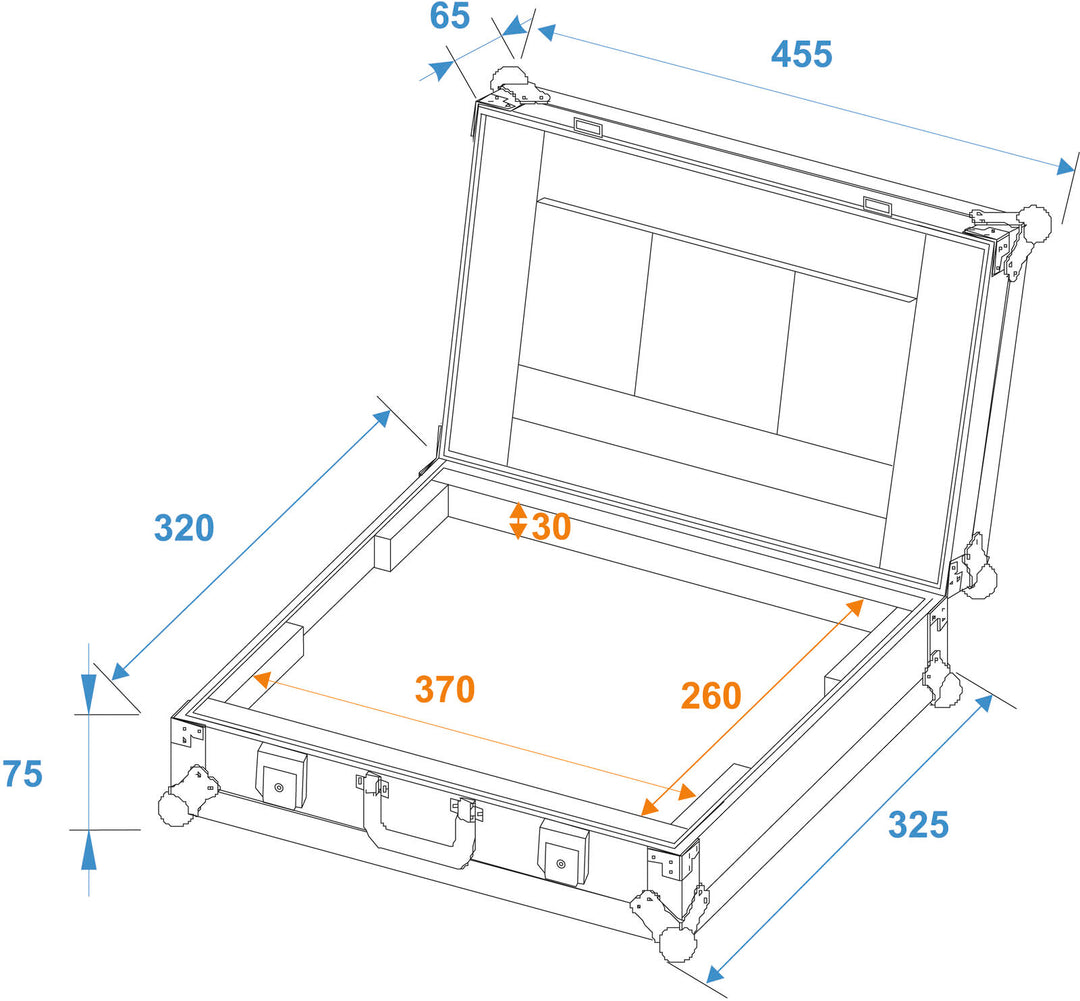ROADINGER Étui pour ordinateur portable LC-15 maximum 370x255x30mm