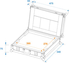 Étui pour ordinateur portable ROADINGER LC-17