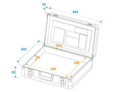 ROADINGER Étui pour ordinateur portable MB-15
