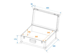 ROADINGER Universal Case Tour Pro noir