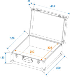 ROADINGER Universal Case FOAM, noir, GR-3 noir