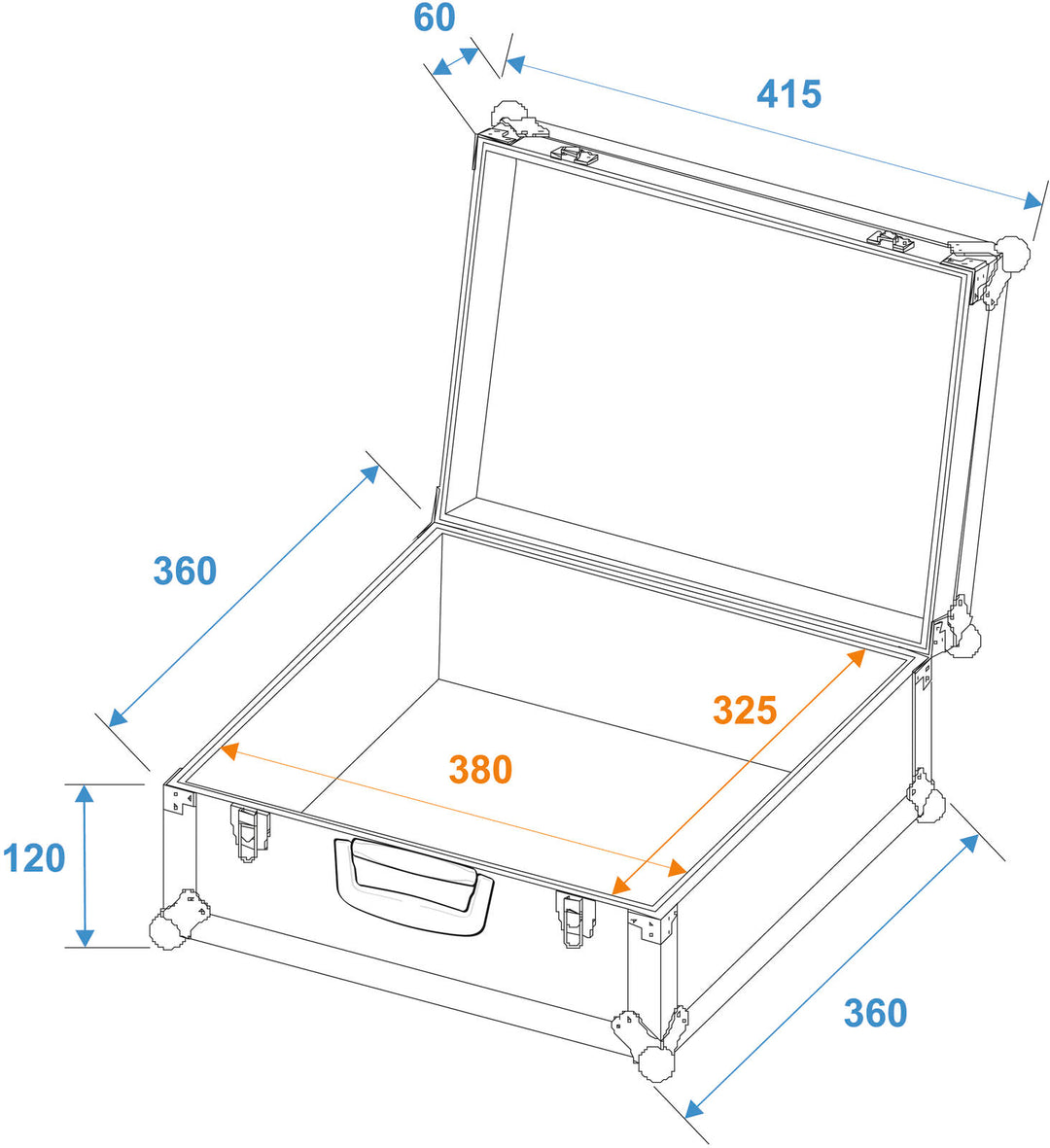 ROADINGER Universal Case FOAM, noir, GR-3 noir