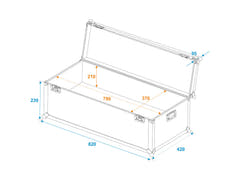 ROADINGER Mallette de transport universelle 80x40x30cm