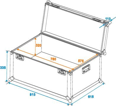 Eurolite Transport Case (W:81 x D:61 H:45cm)