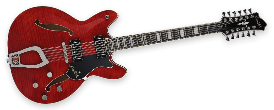 Hagstrom Viking Deluxe-12 Cerisier sauvage