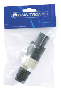 OMNITRONIC Connecteur de câble d'enceinte 4 broches