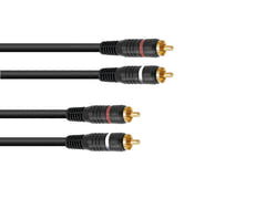 Câble RCA OMNITRONIC 2x2 3m