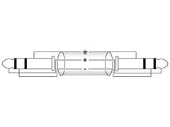 OMNITRONIC Câble jack stéréo 3.5 3m bk