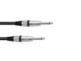 OMNITRONIC Jack Cable 6.3 mono 1m bk ROAD