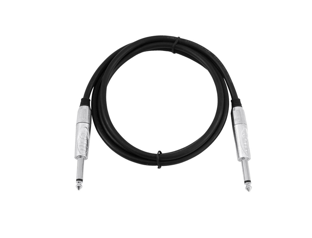 OMNITRONIC Câble Jack 6.3 mono 1m bk ROAD