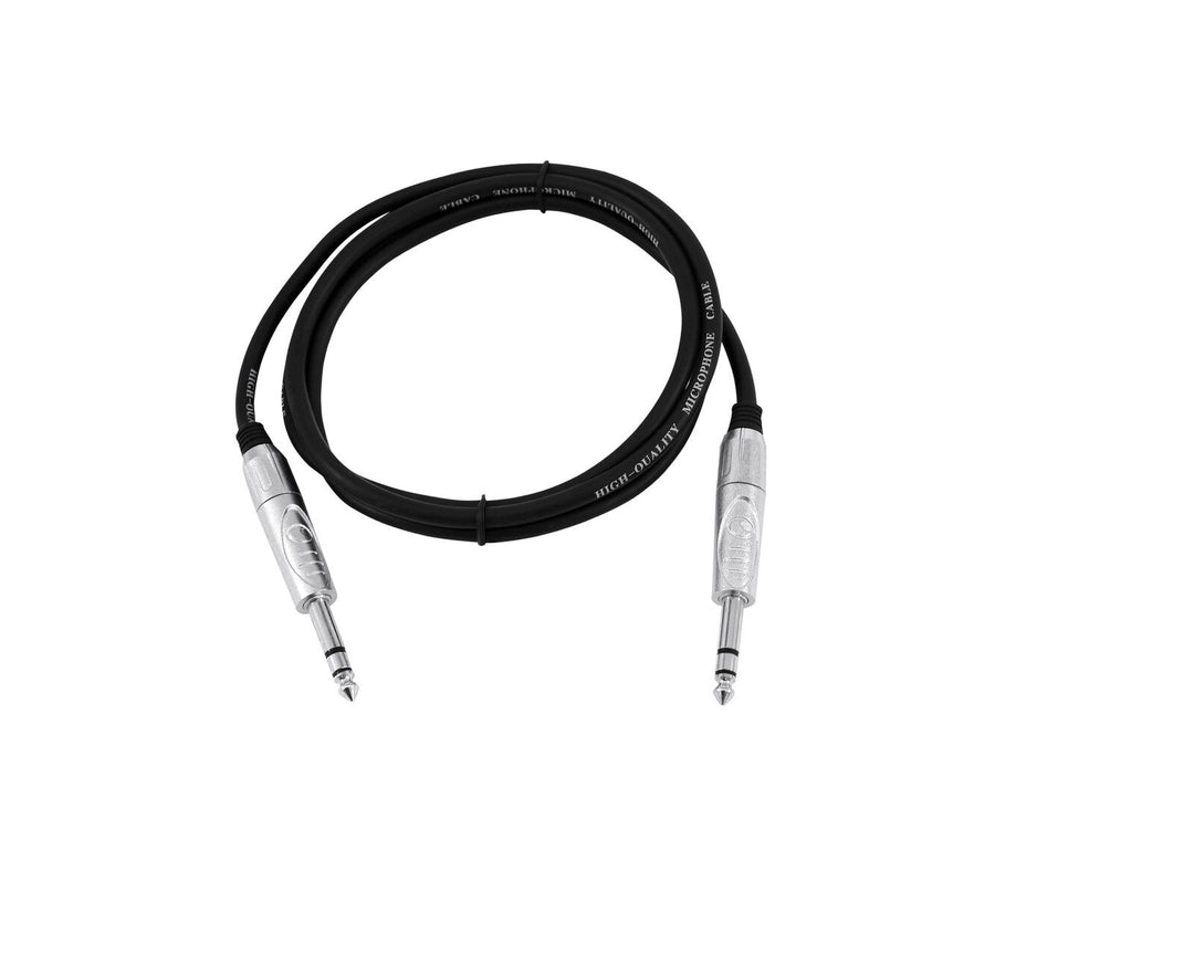OMNITRONIC Câble Jack stéréo 6.3 1m bk ROAD
