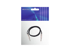 OMNITRONIC Câble Jack stéréo 6.3 1m bk ROAD