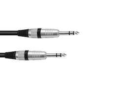 Câble jack stéréo OMNITRONIC 6.3 3m bk ROAD