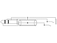 OMNITRONIC Rallonge jack stéréo 6.3 3m bk