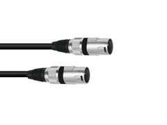 OMNITRONIC Câble adaptateur XLR(M)/XLR(M) 0.2m bk