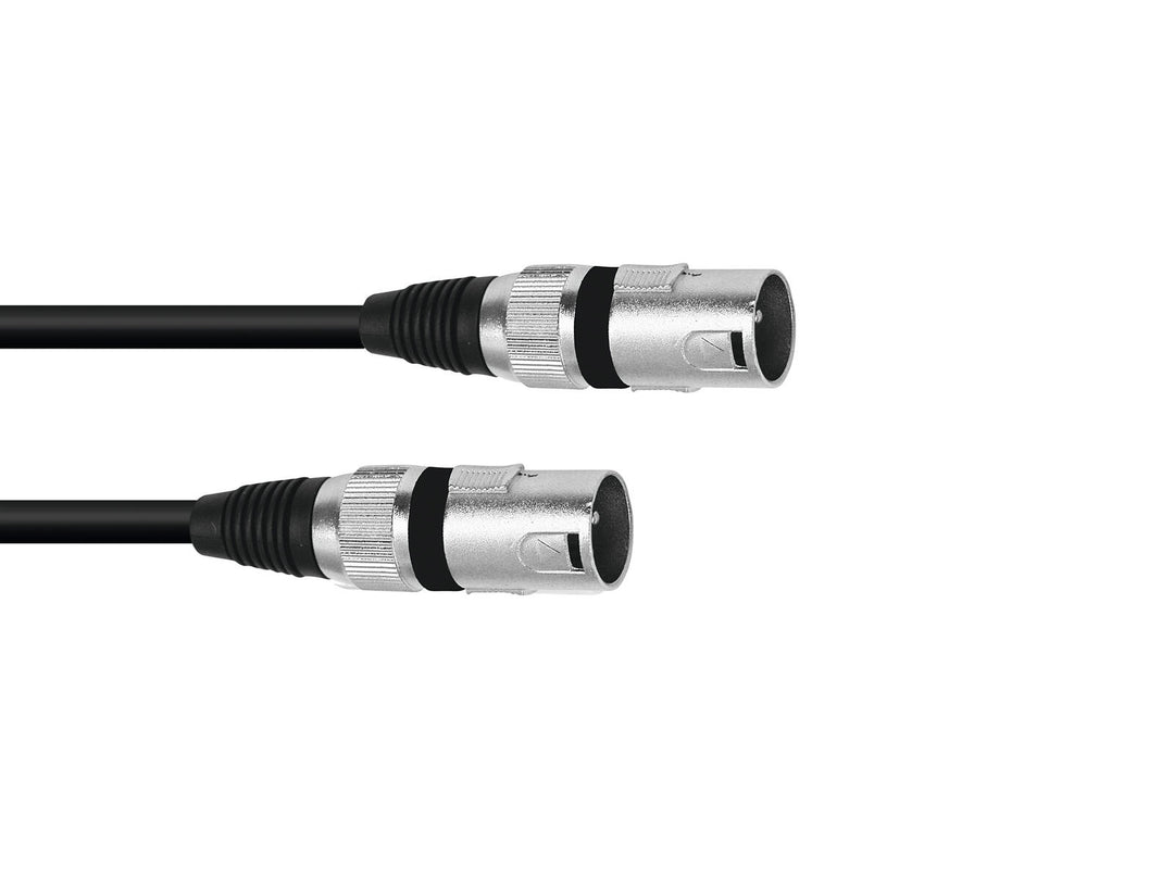 OMNITRONIC Câble adaptateur XLR(M)/XLR(M) 0.2m bk