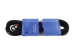 OMNITRONIC Câble adaptateur Jack 3.5/2xRCA 6m bk