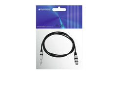 OMNITRONIC câble adaptateur XLR(F)/Jack stéréo 2m bk