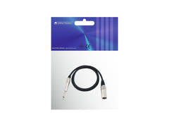 OMNITRONIC Câble adaptateur XLR(M)/Jack mono 0.9m bk