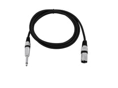 OMNITRONIC Câble adaptateur XLR(M)/Jack mono 2m bk