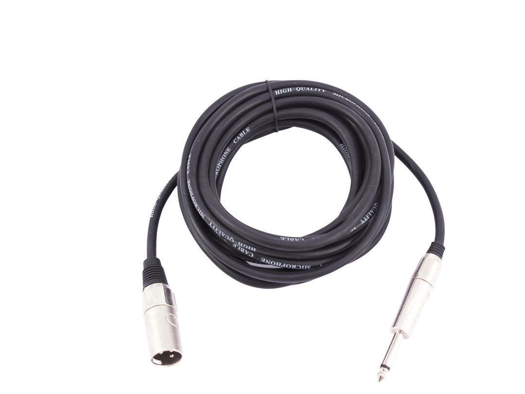 OMNITRONIC câble adaptateur XLR(M)/Jack mono 10m bk