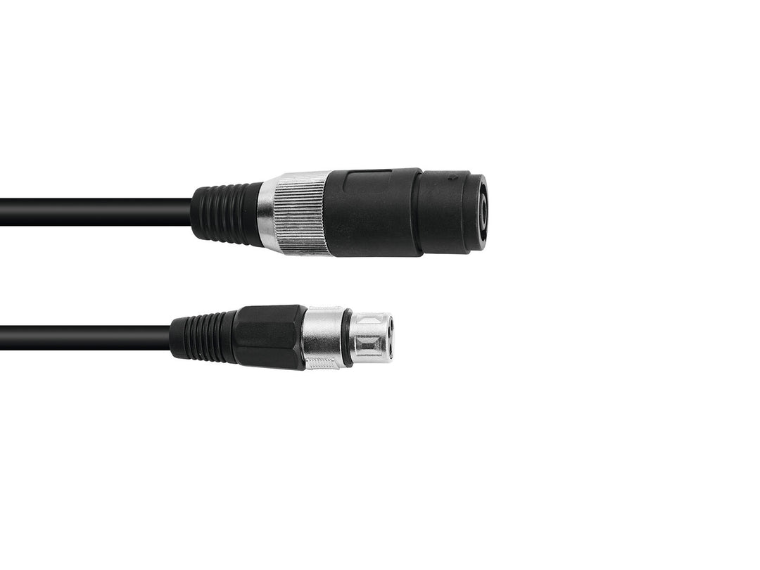 Câble adaptateur Speaker(F)/XLR(F) 1m bk