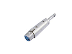 OMNITRONIC adaptateur XLR(F)/Jack(M) mono
