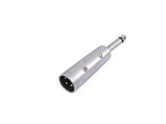 Adaptateur OMNITRONIC XLR(M)/Jack(M) mono