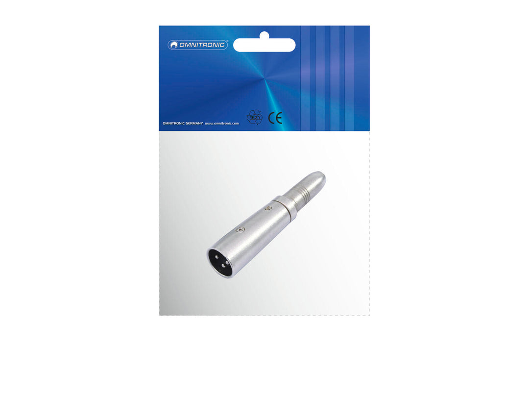 OMNITRONIC adaptateur XLR(M)/Jack(F) mono