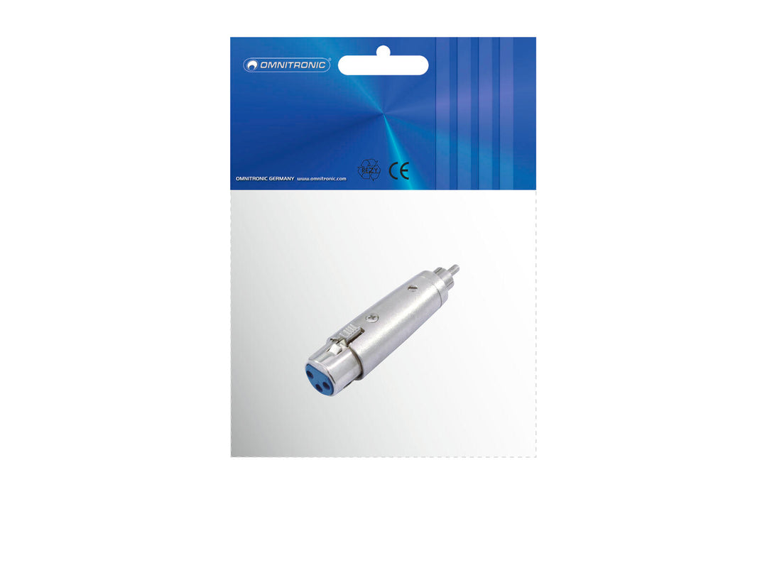 OMNITRONIC Adaptateur RCA(M)/XLR(F)