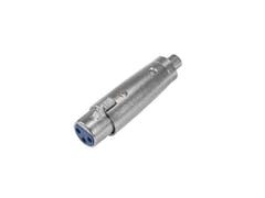OMNITRONIC Adaptateur RCA(F)/XLR(F)