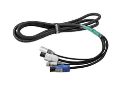 EUROLITE câble combiné DMX P-Con/XLR 3 broches 3m