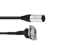 PSSO Câble patch XLR(M)/XLR(F) S 1m bk