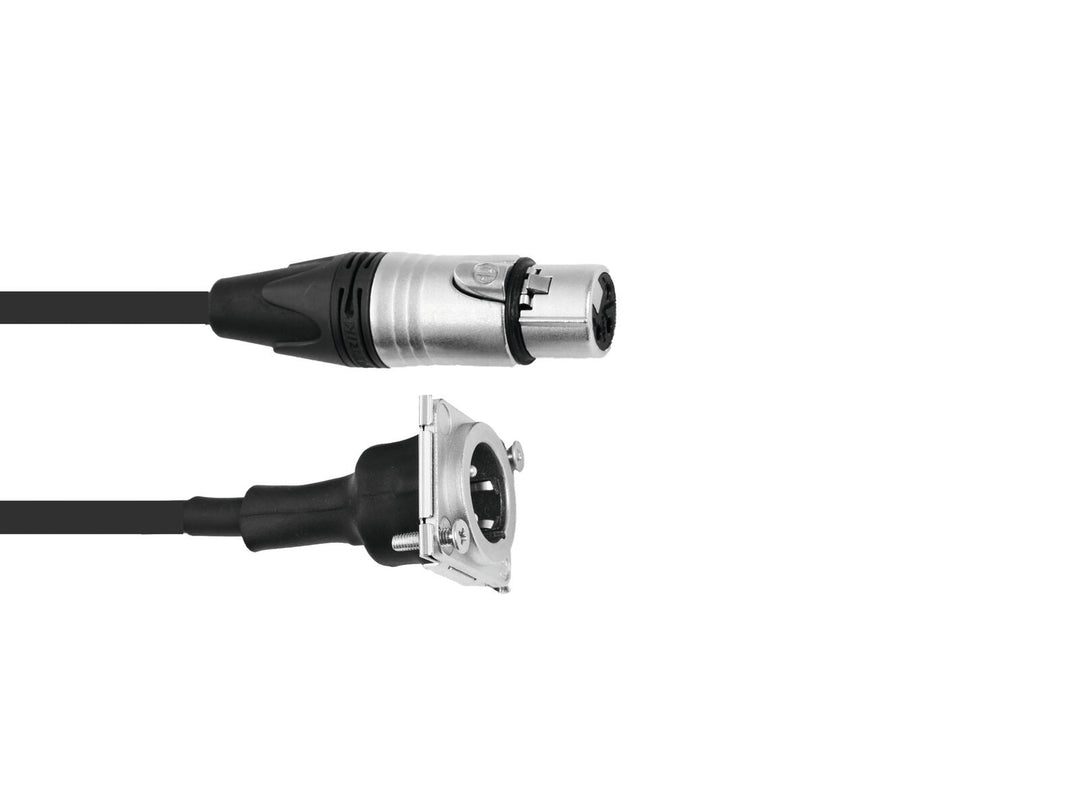 Câble patch PSSO XLR(F)/XLR(M) S 1m bk
