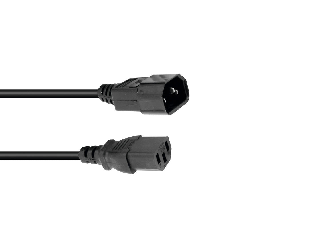 OMNITRONIC Rallonge IEC 3x0.75 1.5m bk