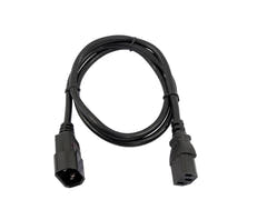 OMNITRONIC Rallonge IEC 3x0.75 1.5m bk