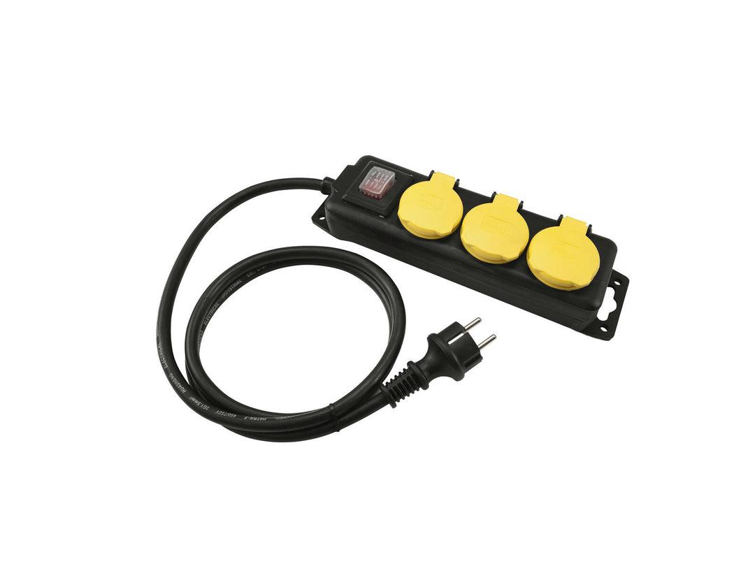 EUROLITE Répartiteur 3 voies IP44 bk 3m