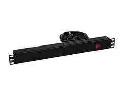 Eurolite R-19-8 1U Rack Distributeur de courant (Schuko)