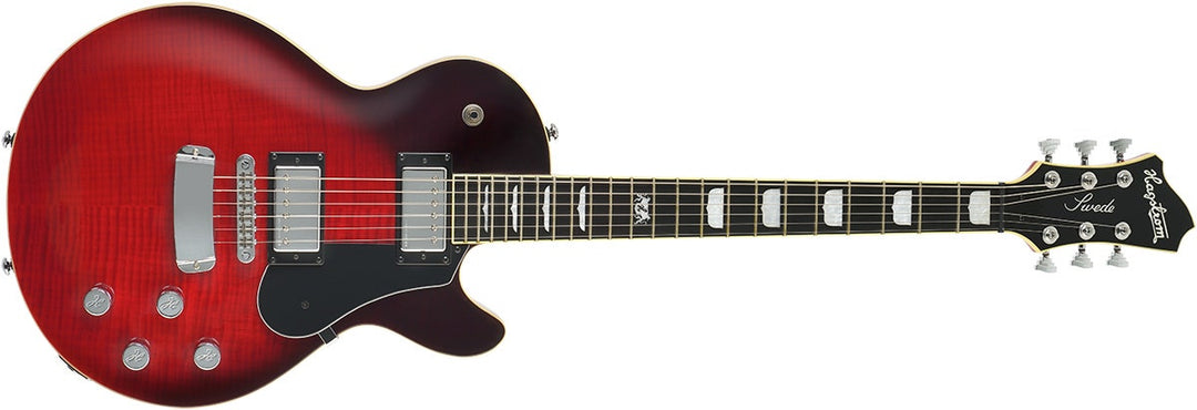 Hagstrom Swede Mk3 Flamme cramoisie