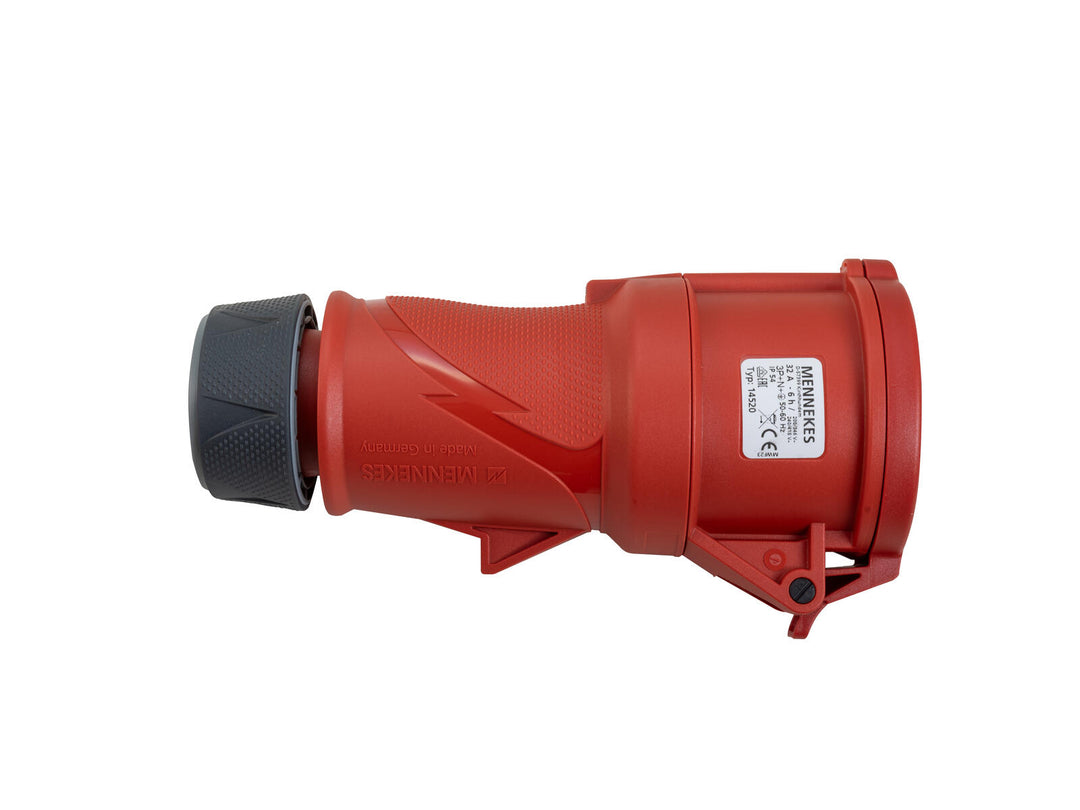 PSSO CEE rallonge 32A 5x6 10m rouge