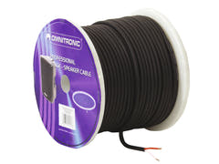 Câble d’enceinte OMNITRONIC 2x1.5 50m bk durable