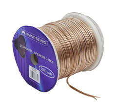 OMNITRONIC Câble de haut-parleur 2x1.5 100m transparent