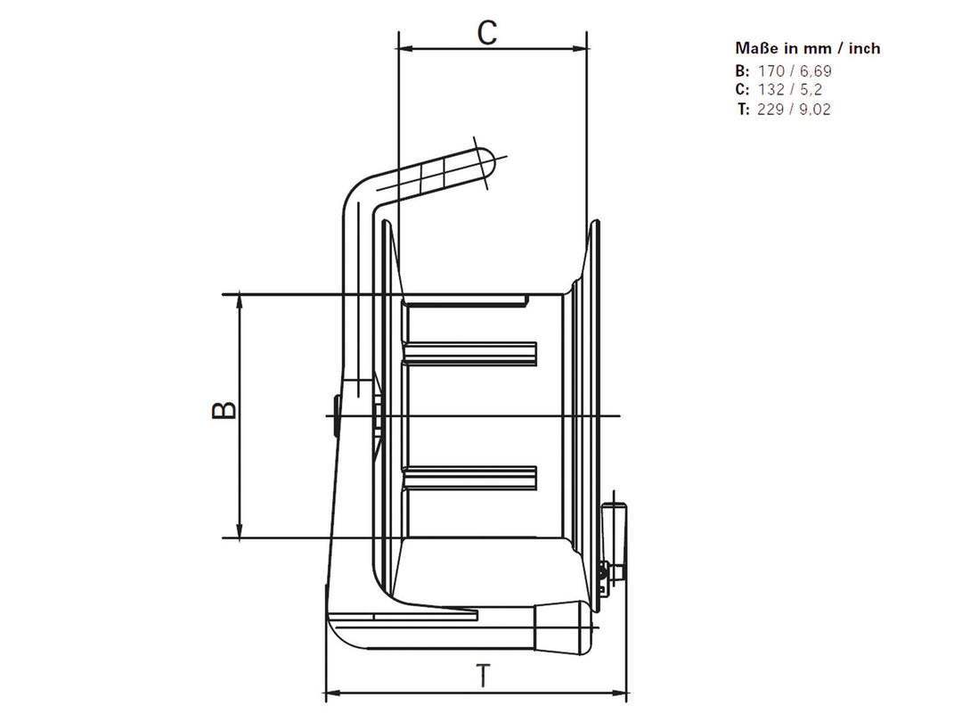 SCHILL Dévidoir de câble GT 310.SO