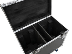 ROADINGER Flightcase 2x TMH-H380 avec roulettes