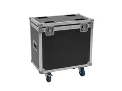 ROADINGER Flightcase 2x IP TMH-H420 avec roulettes