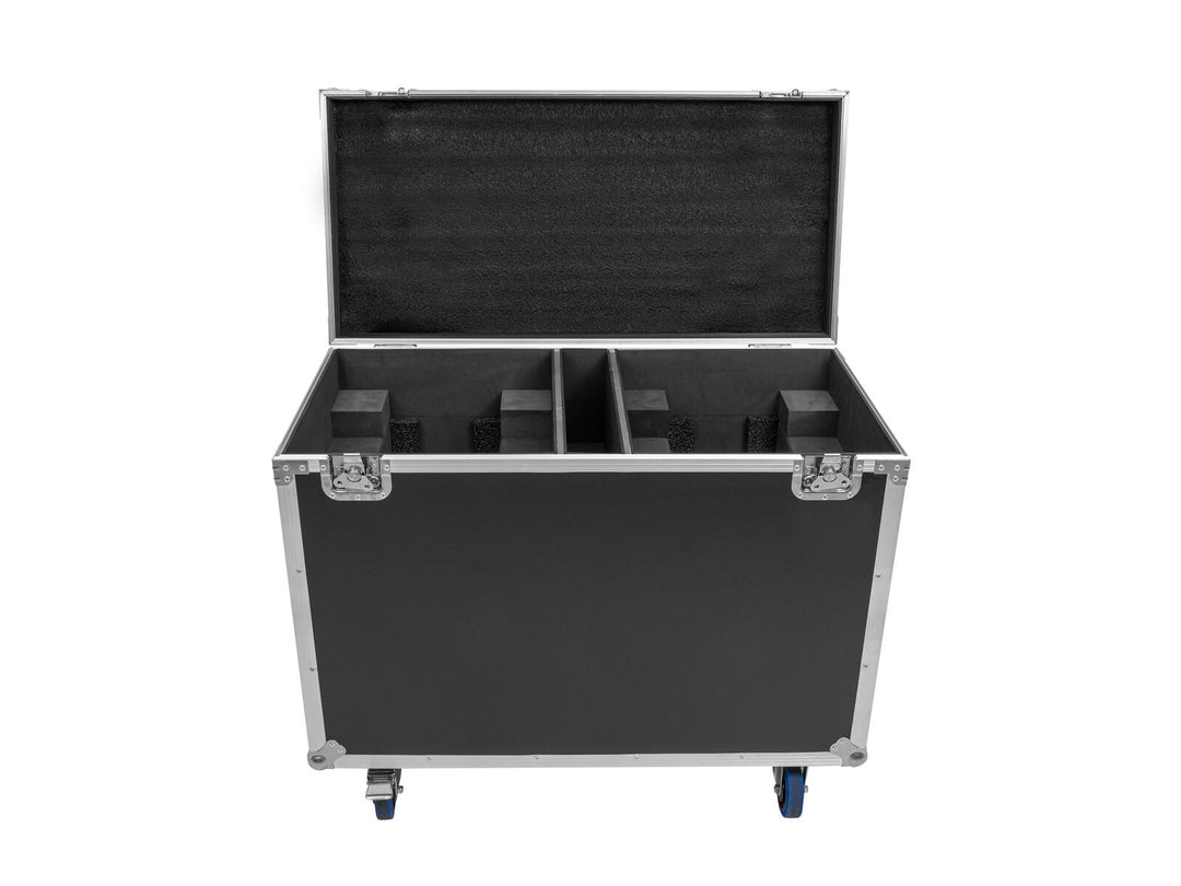 ROADINGER Flightcase 2x IP TMH-H760 avec roues