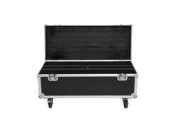 ROADINGER Flightcase 2x LED TMH Bar-S120 avec roulettes