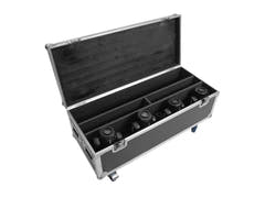 ROADINGER Flightcase 2x LED TMH Bar-S120 avec roulettes